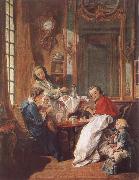 Francois Boucher An Afternoon Meal Spain oil painting artist